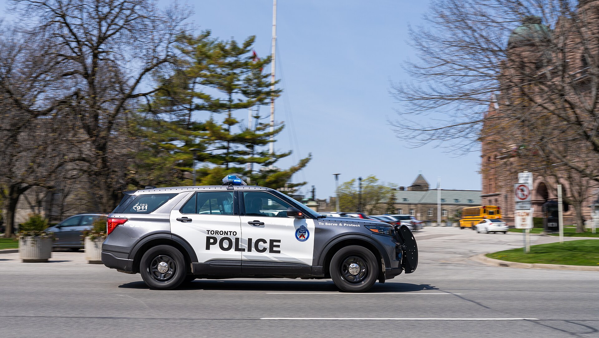 Toronto Police cruiser on a Toronto street