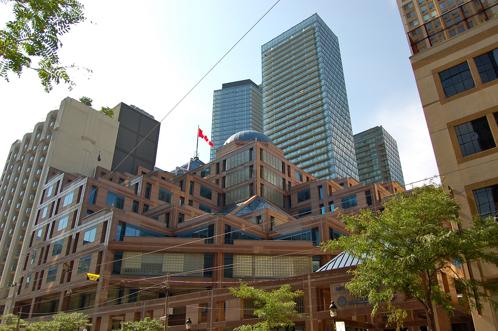 Toronto Police Headquarters building in downtown Toronto
